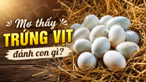 mo thay trung vit danh con gi